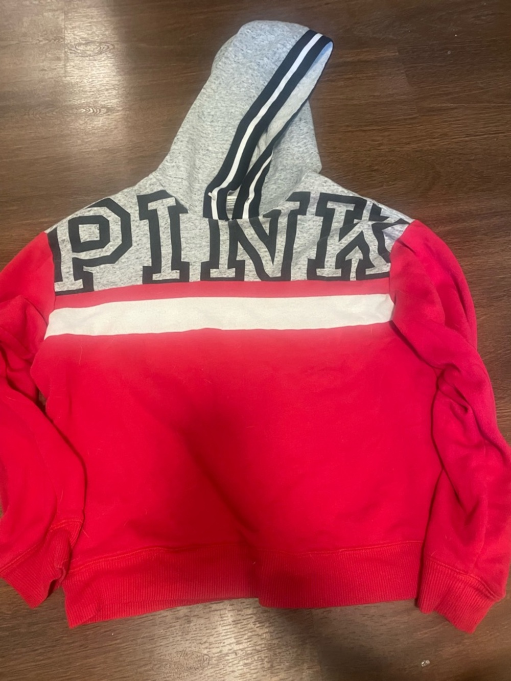 Victoria's Secret PINK Flecked Light Gray Pullover Hoodie